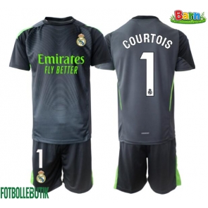 Real Madrid Thibaut Courtois #1 Målvakt Tredjeställ Barn 2025-26 Kortärmad (+ Korta byxor)